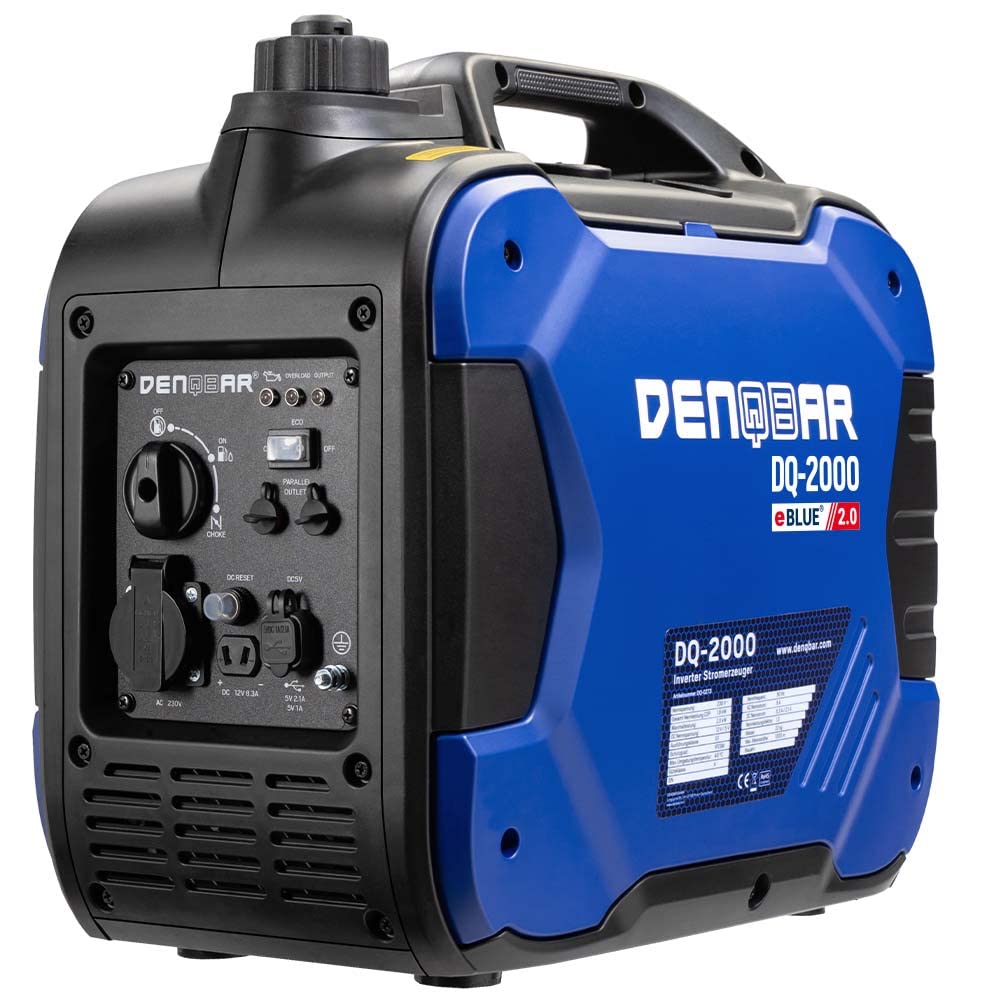 DENQBAR 2000W Inverter Power Generator, Emergency Generator, Electric Generator Petrol Operated DQ2000